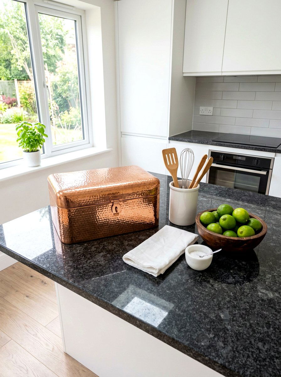 Copper Bread Box - 25 Spring Bread Box Decor Ideas