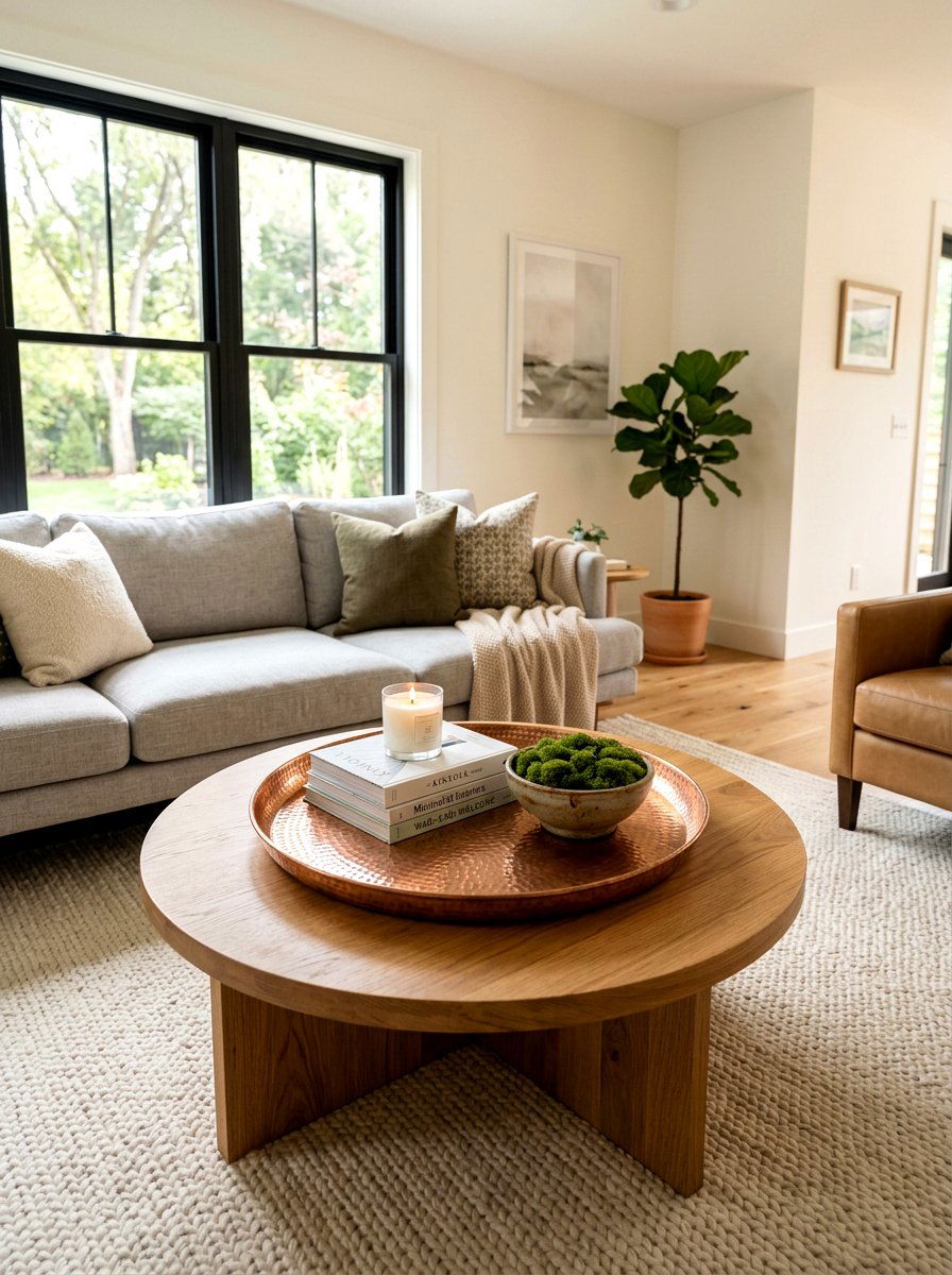 Copper Coffee Table Tray - 25 Spring Copper Accent Decor Ideas