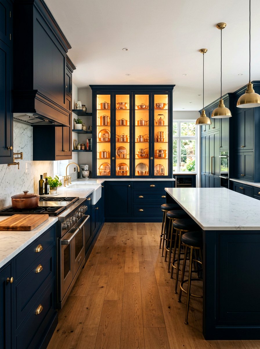 Copper Kitchenware - 25 Spring Curio Cabinet Ideas