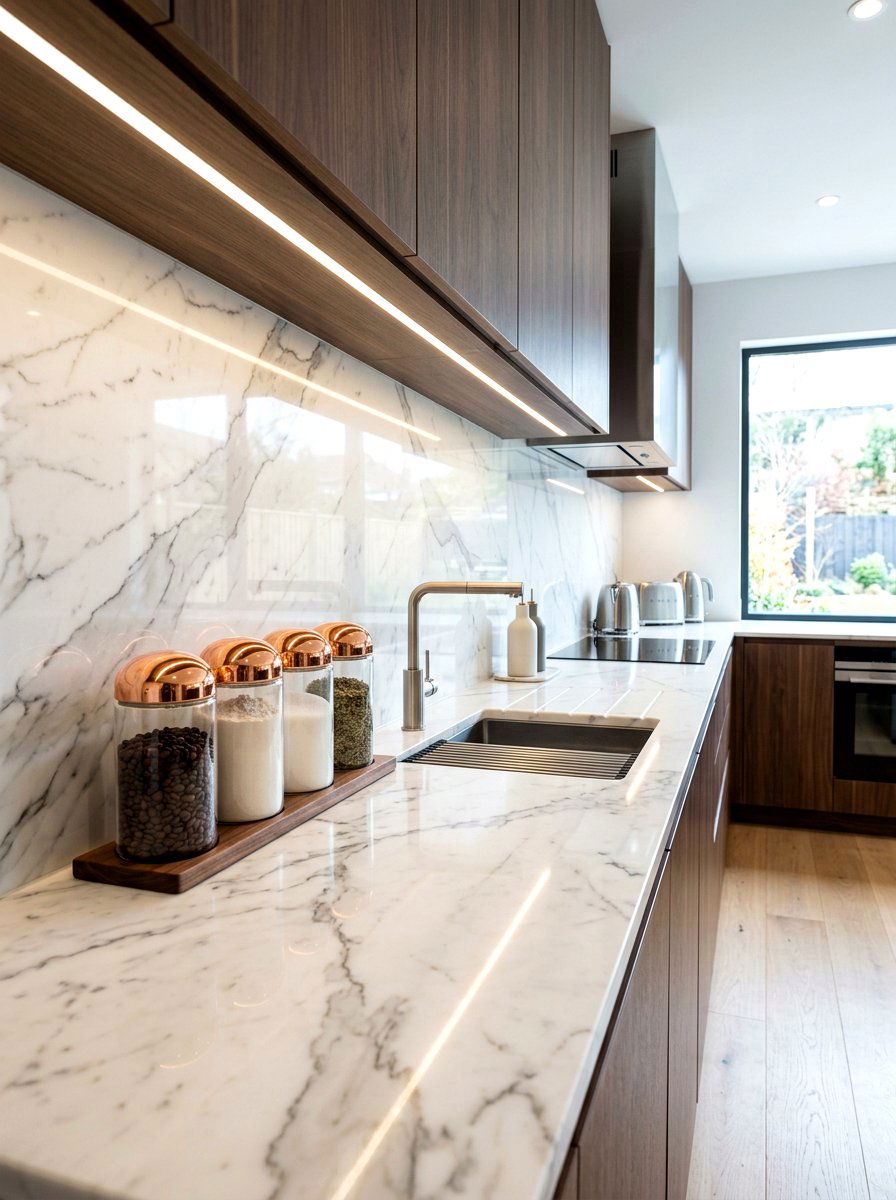 Copper Lid Glass Jars - 25 Spring Kitchen Canisters Ideas