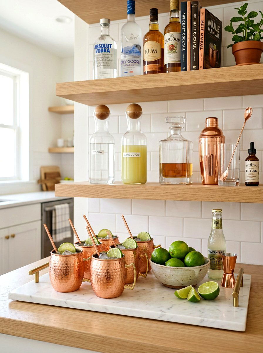 Copper Moscow Mule Mugs - 25 Spring Copper Accent Decor Ideas