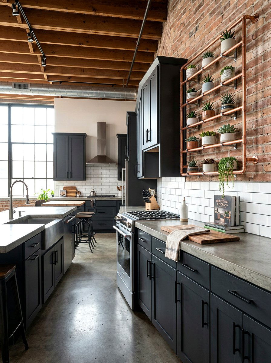 Copper Pipe Succulent - 25 Spring Succulent Decor Ideas