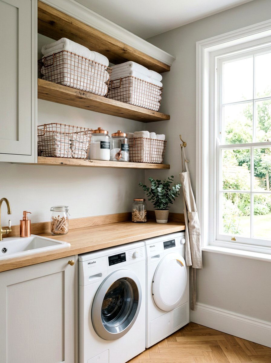 Copper Wire Baskets - 25 Spring Copper Accent Decor Ideas