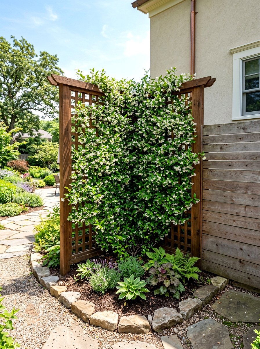 Corner Garden Trellis - 25 Spring Trellis Decor Ideas