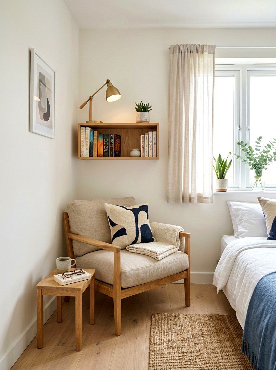 Corner chair - 25 Spring Bedroom Chair Ideas