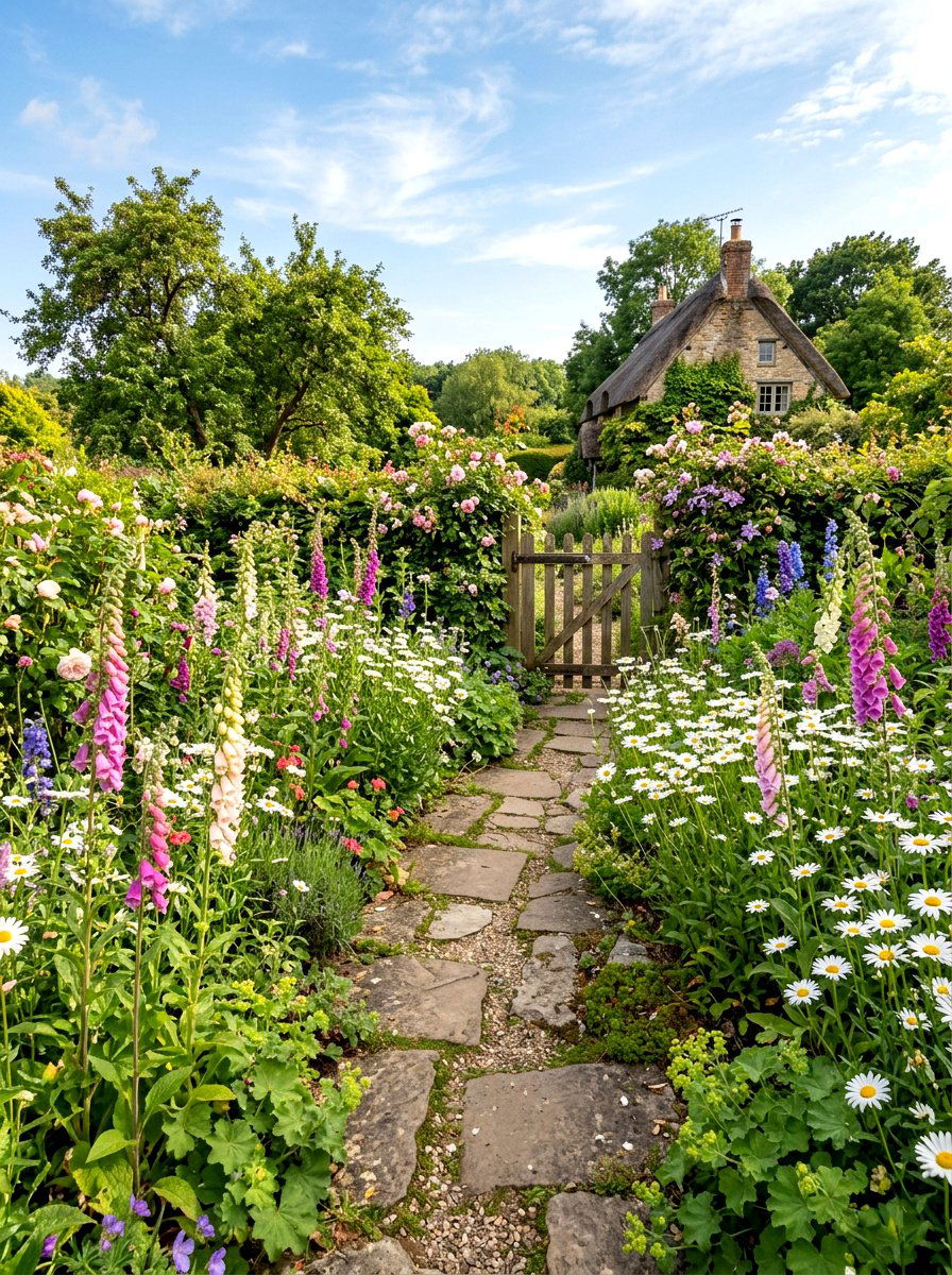 Cottage Garden Path - 25 Spring Cottage Decor Ideas