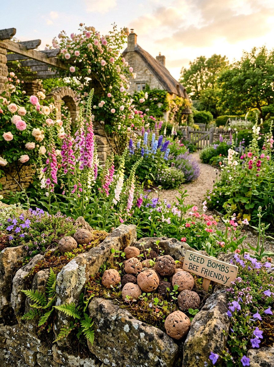 Cottage Garden Seed Bomb - 25 Spring Seed Bomb Ideas