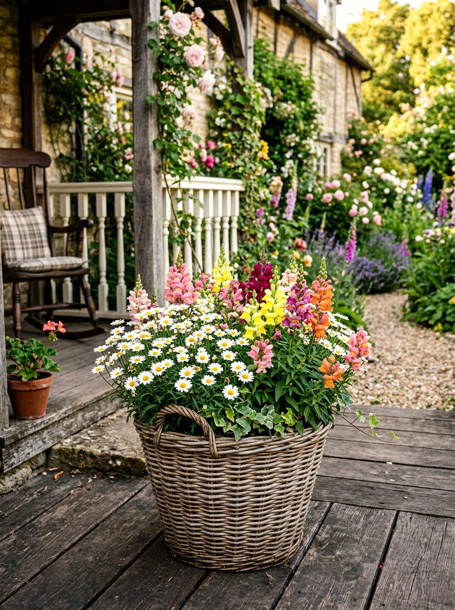 Cottage garden planter - 25 Spring Garden Pot Ideas