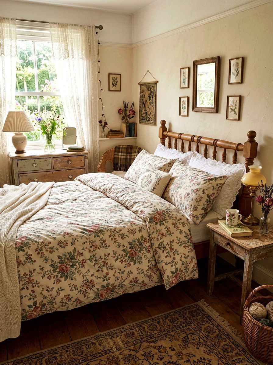 Cottagecore Floral Duvet - 25 Spring Duvet Cover Ideas