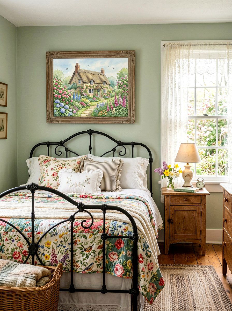 Cottagecore Spring Wall Art - 25 Spring Canvas Art Ideas