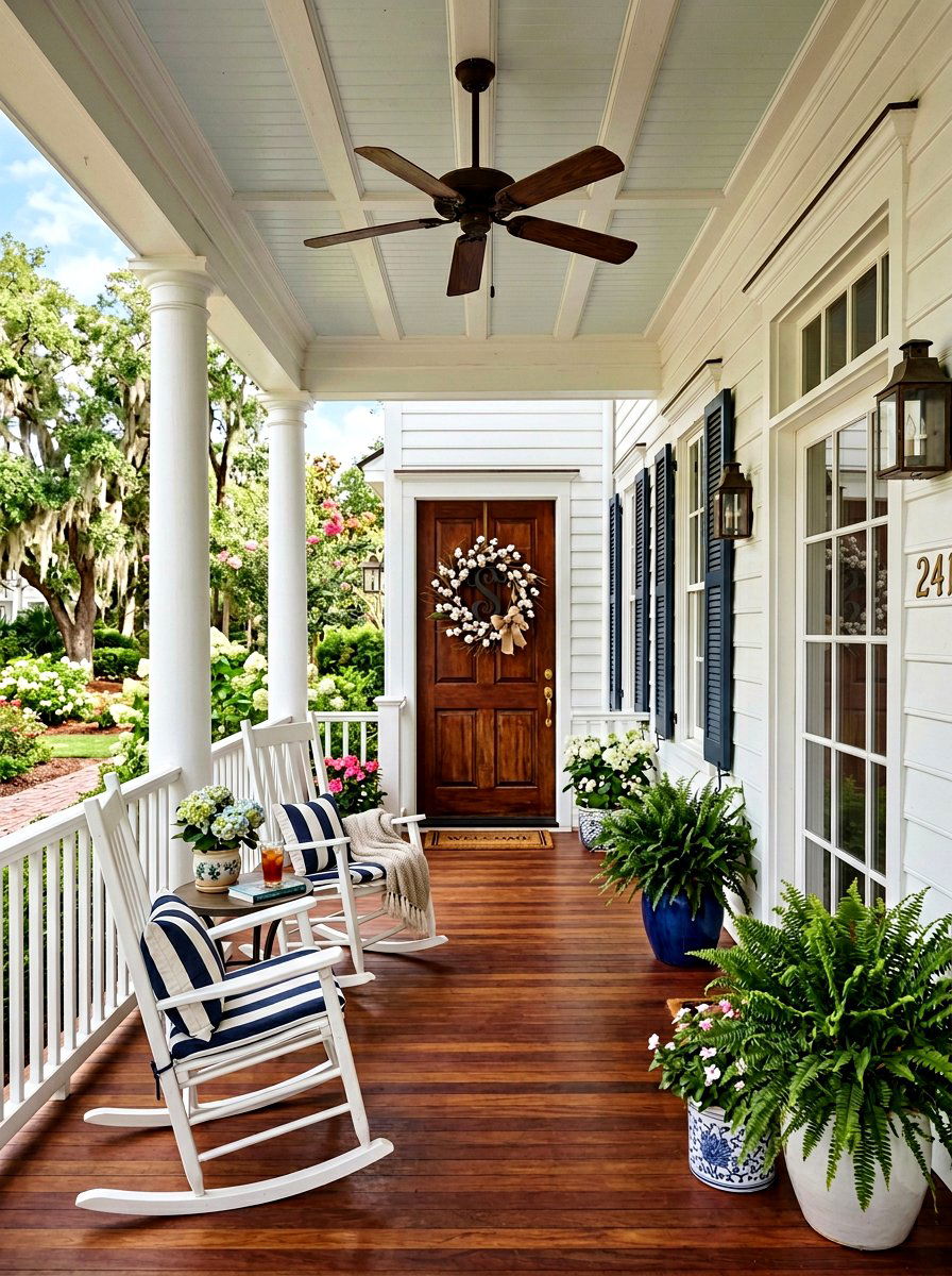 Cotton Boll Initial Wreath - 25 Spring Initial Wreath Ideas