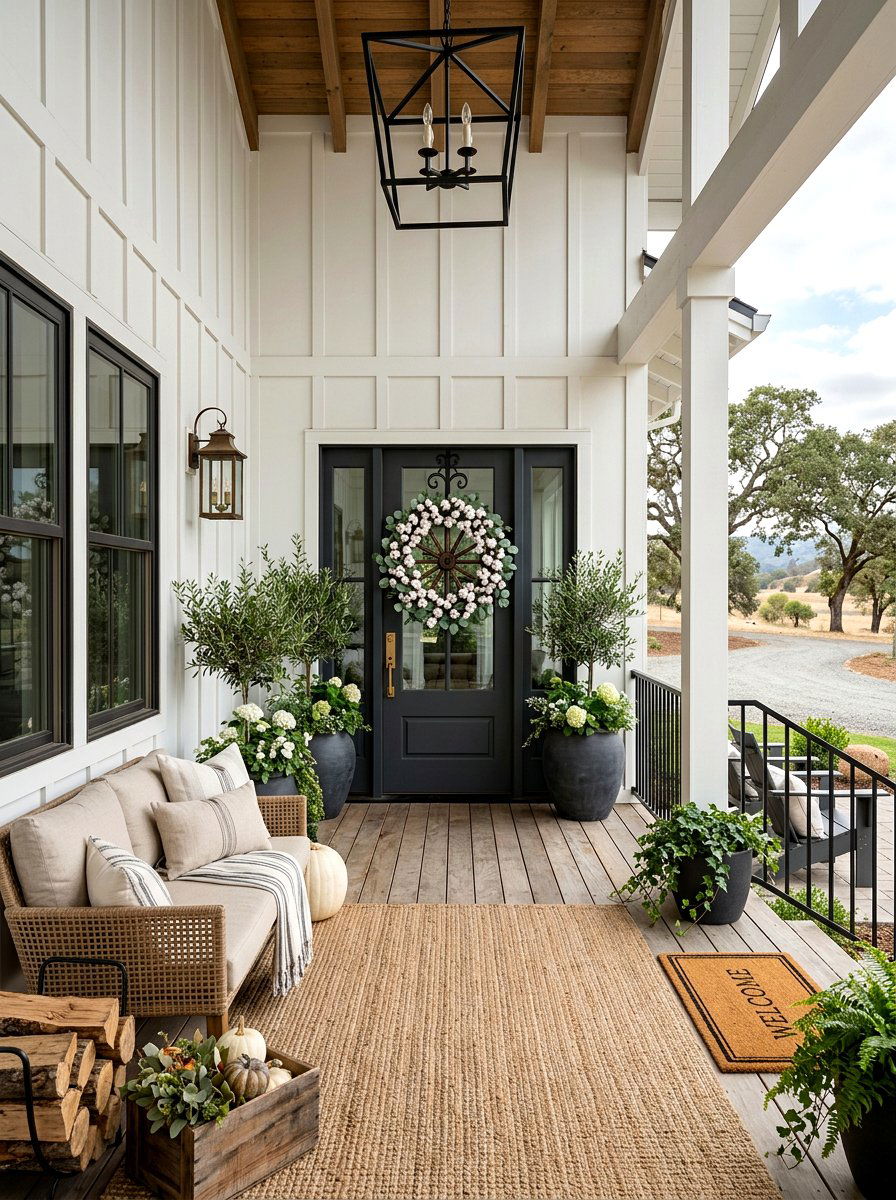 Cotton Boll Wagon Wheel - 25 Spring Wagon Wheel Wreath Ideas