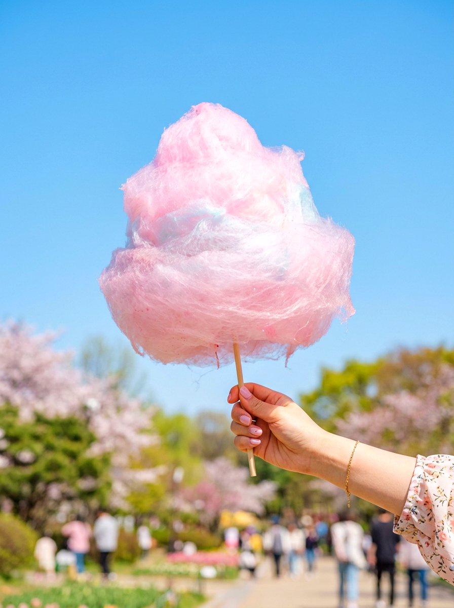 Cotton Candy Prop - 25 Spring Photo Prop Ideas