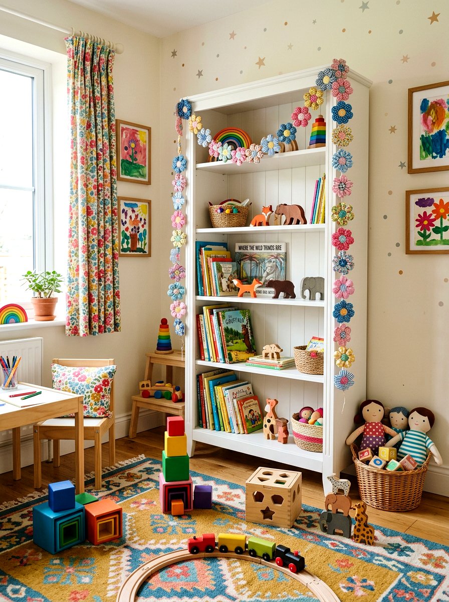 Cotton Scrap Bloom - 25 Spring DIY Fabric Flower Ideas