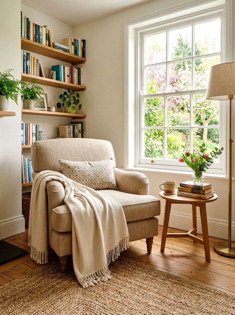 Cotton Throw Blanket - 25 Spring Home Refresh Ideas