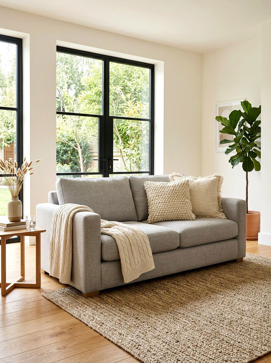 Cotton Throw Pillow - 25 Spring Minimalist Decor Ideas