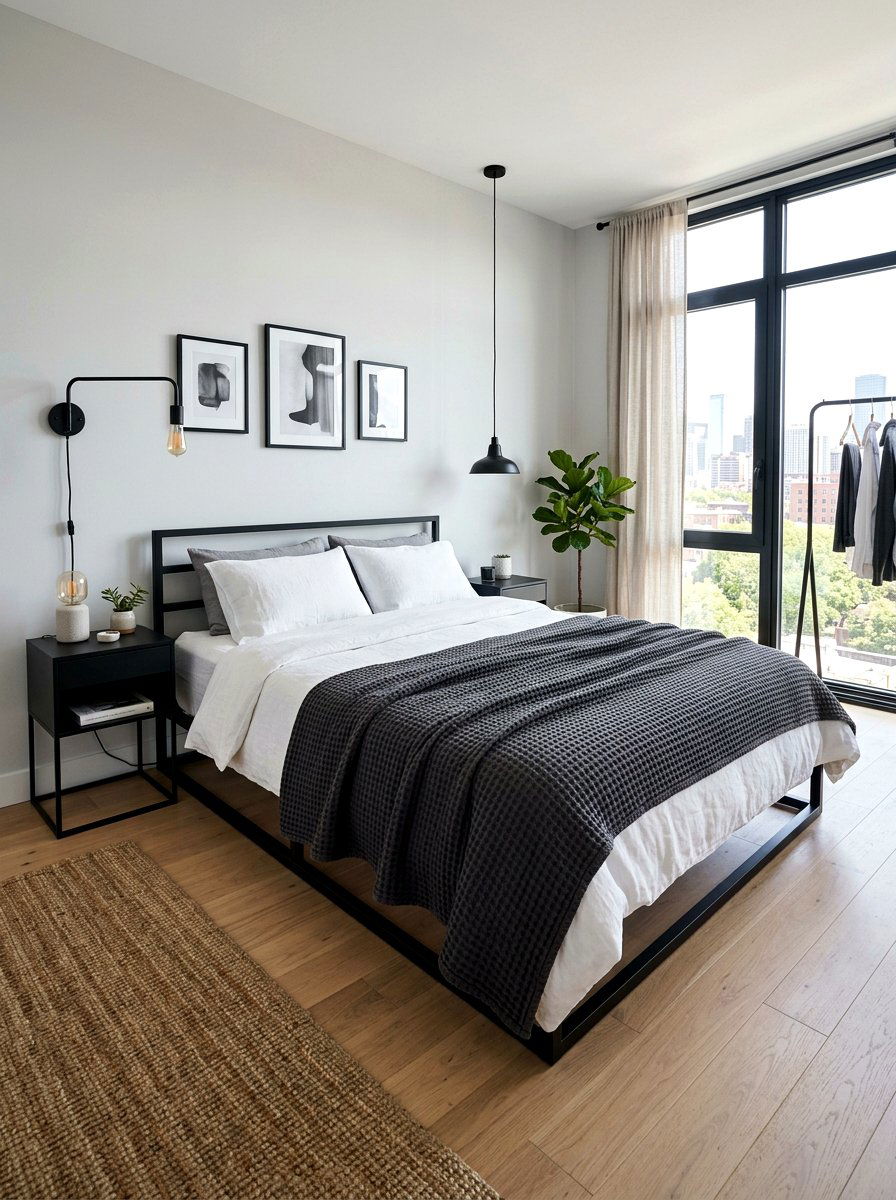 Cotton Waffle Weave Blanket - 25 Spring Bed Styling Ideas