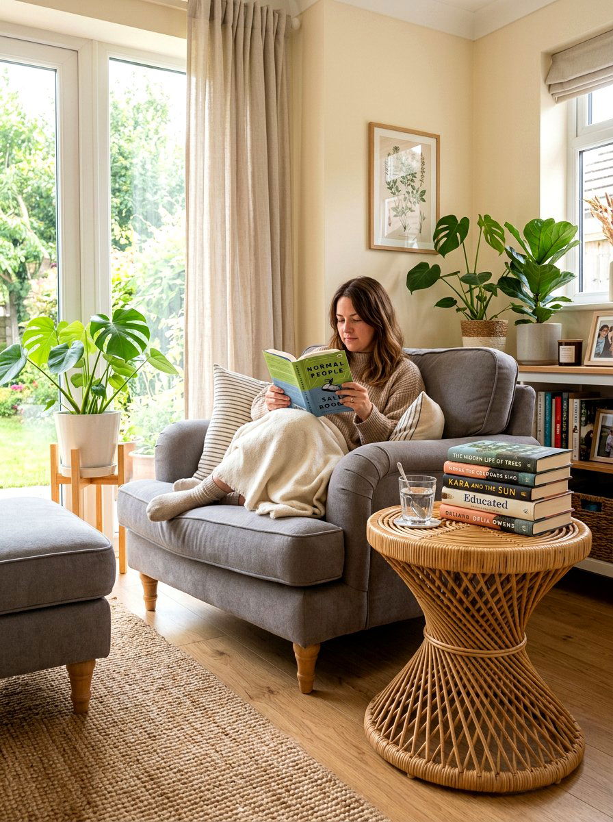 Cotton throw blanket - 25 Spring Sectional Styling Ideas