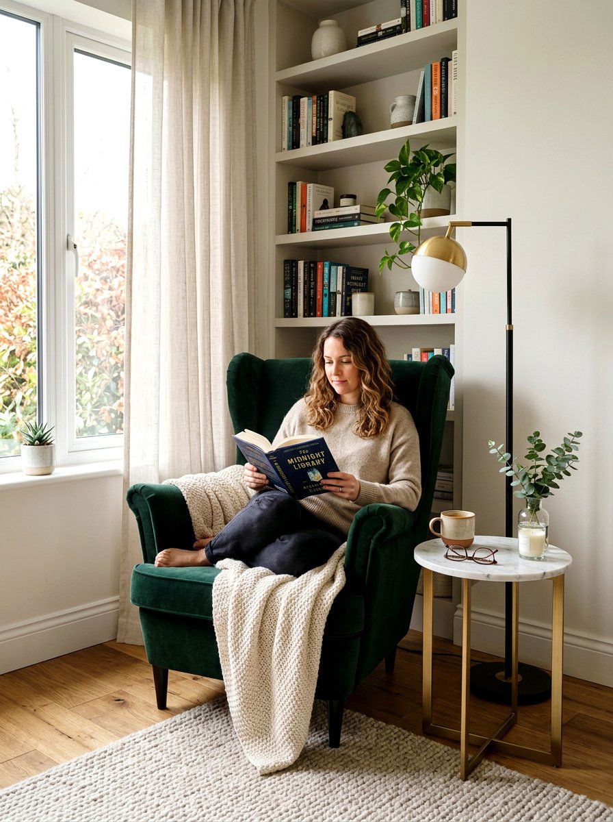 Cozy Reading Nook - 25 Spring Enclosed Porch Decor Ideas