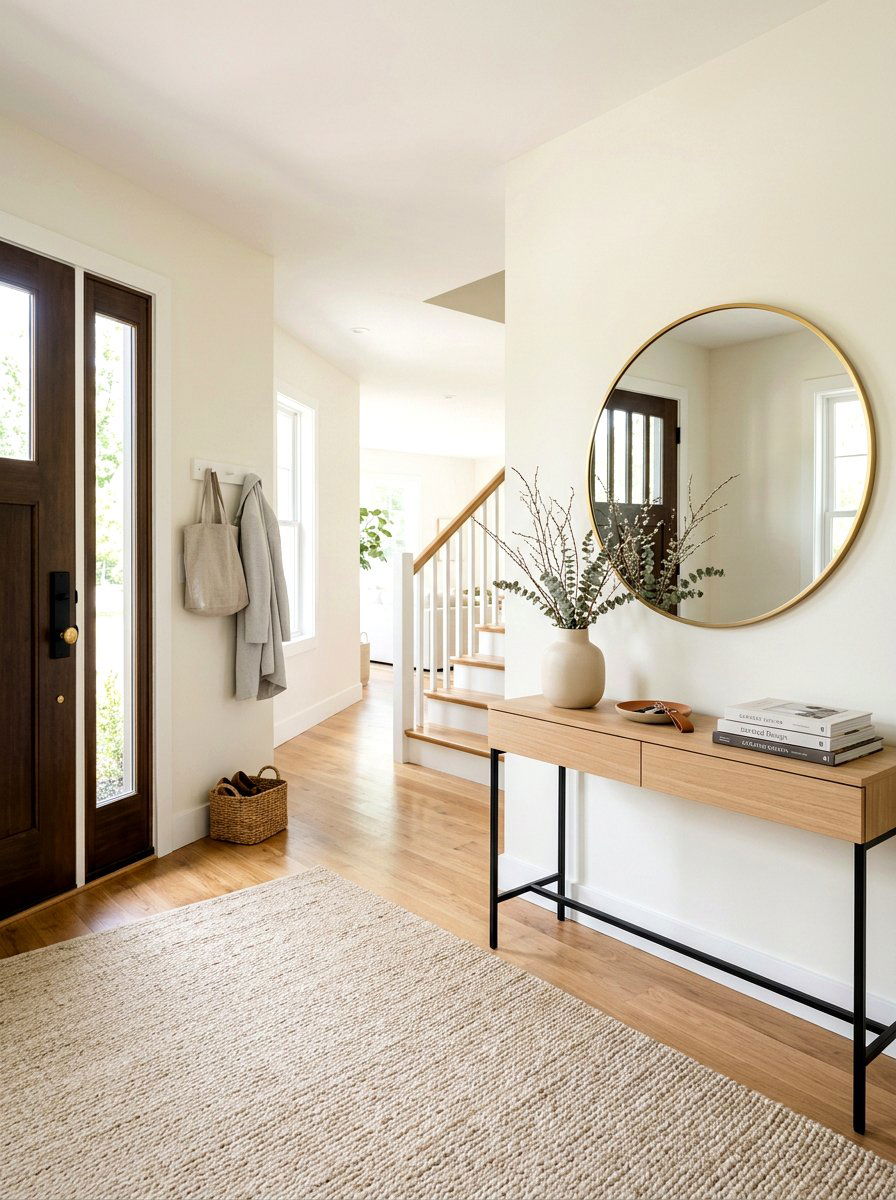 Cream entryway - 25 Spring Cream Decor Ideas