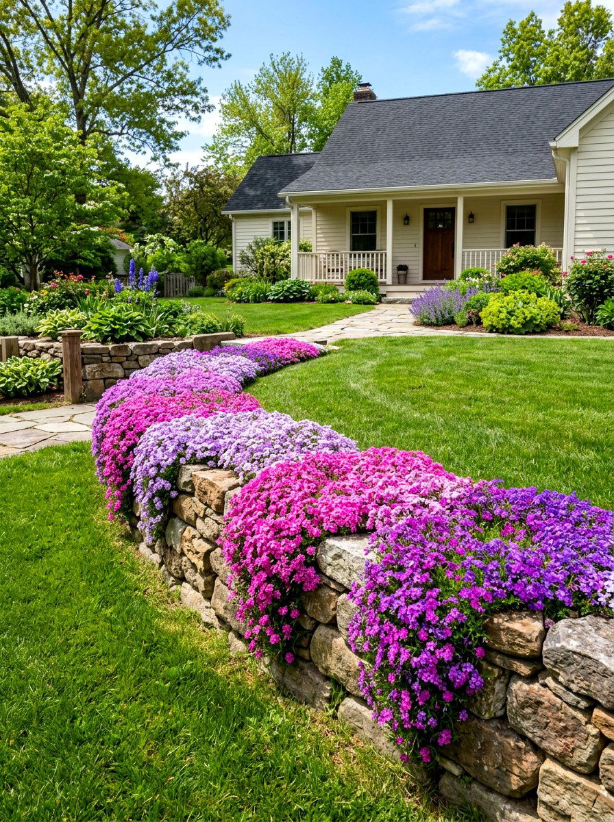 Creeping Phlox - 25 Spring Ground Cover Ideas