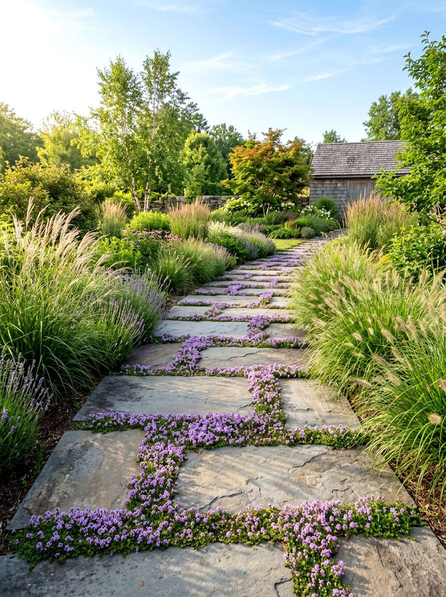Creeping Thyme - 25 Spring Ground Cover Ideas