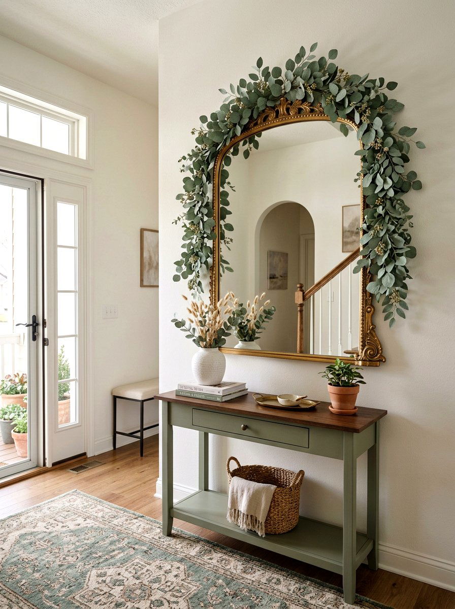 Crepe Paper Eucalyptus - 25 Spring Crepe Paper Flower Ideas