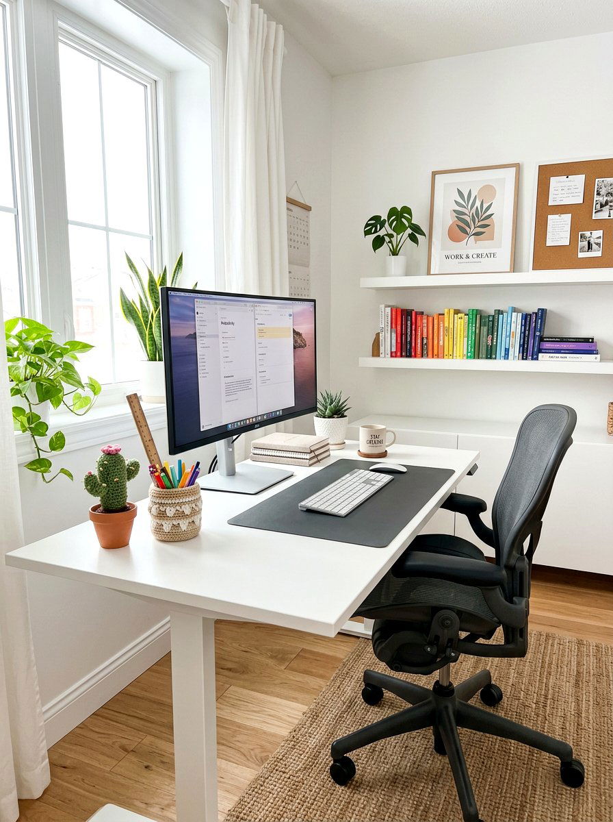 Crochet Desk Decor - 25 Spring Crochet Decor Ideas