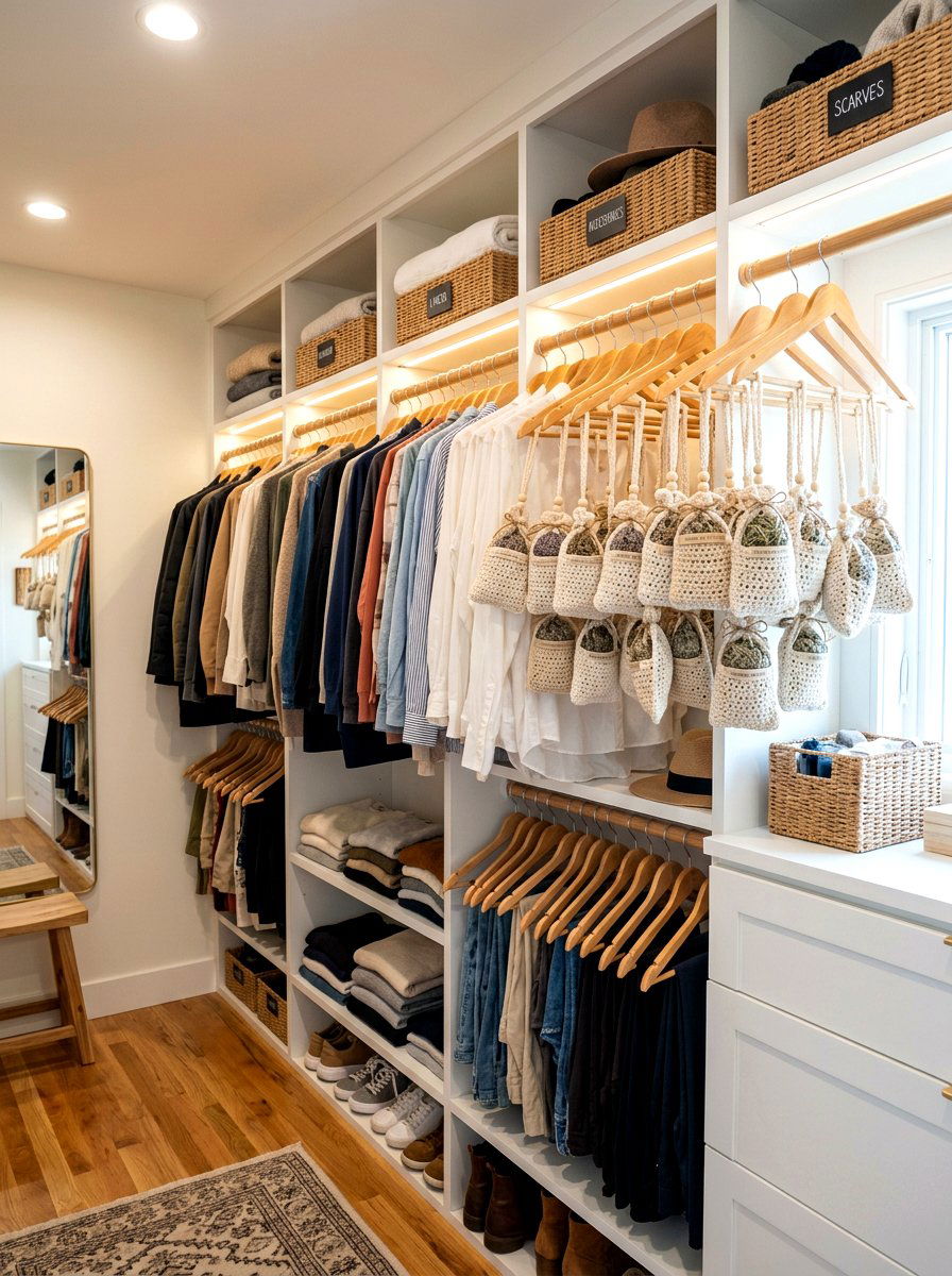 Crochet Herb Sachet - 25 Spring Crochet Decor Ideas