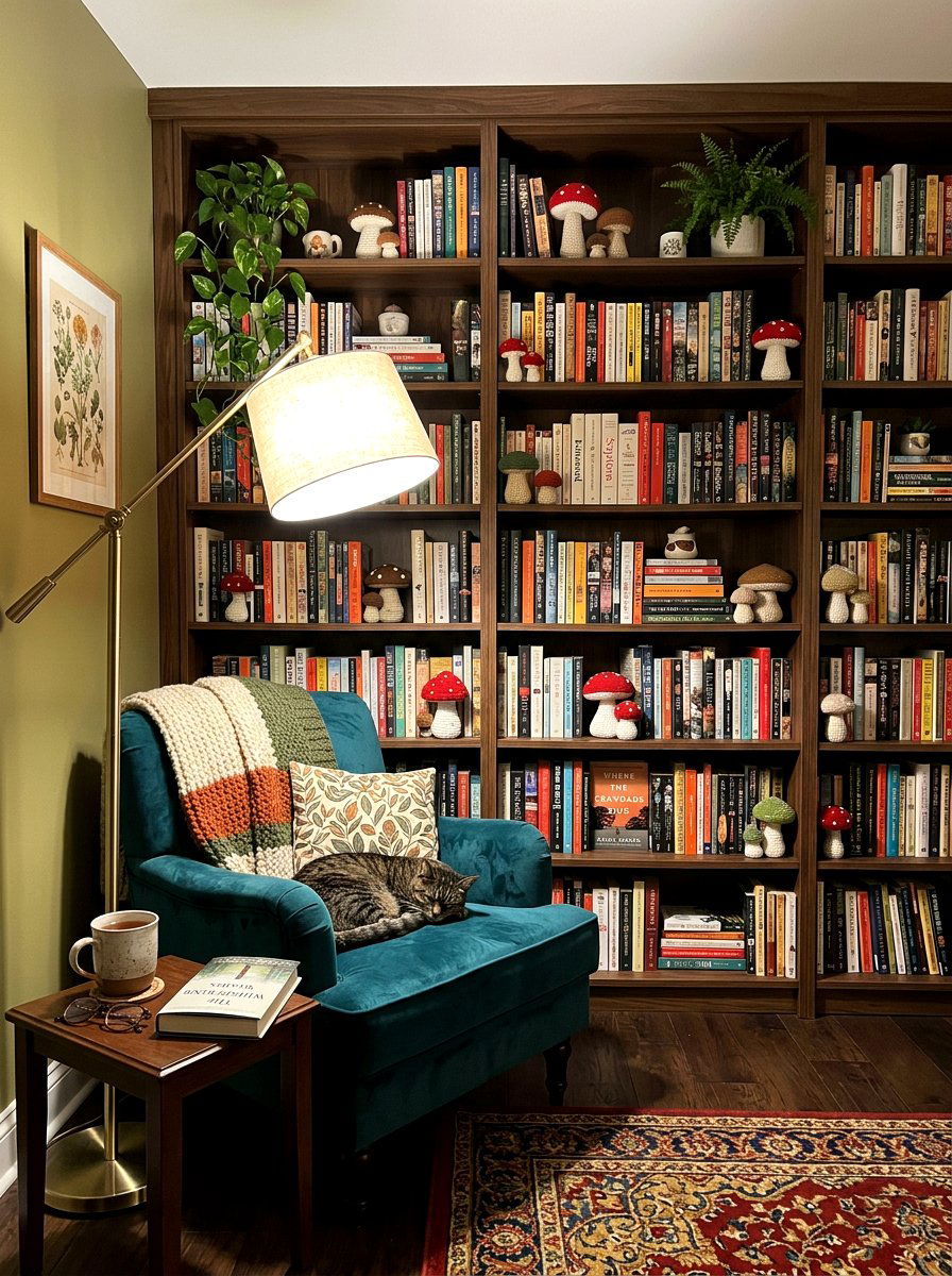 Crochet Mushroom Decor - 25 Spring Crochet Decor Ideas