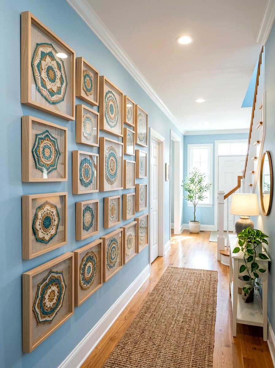 Crochet Wall Art - 25 Spring Crochet Decor Ideas