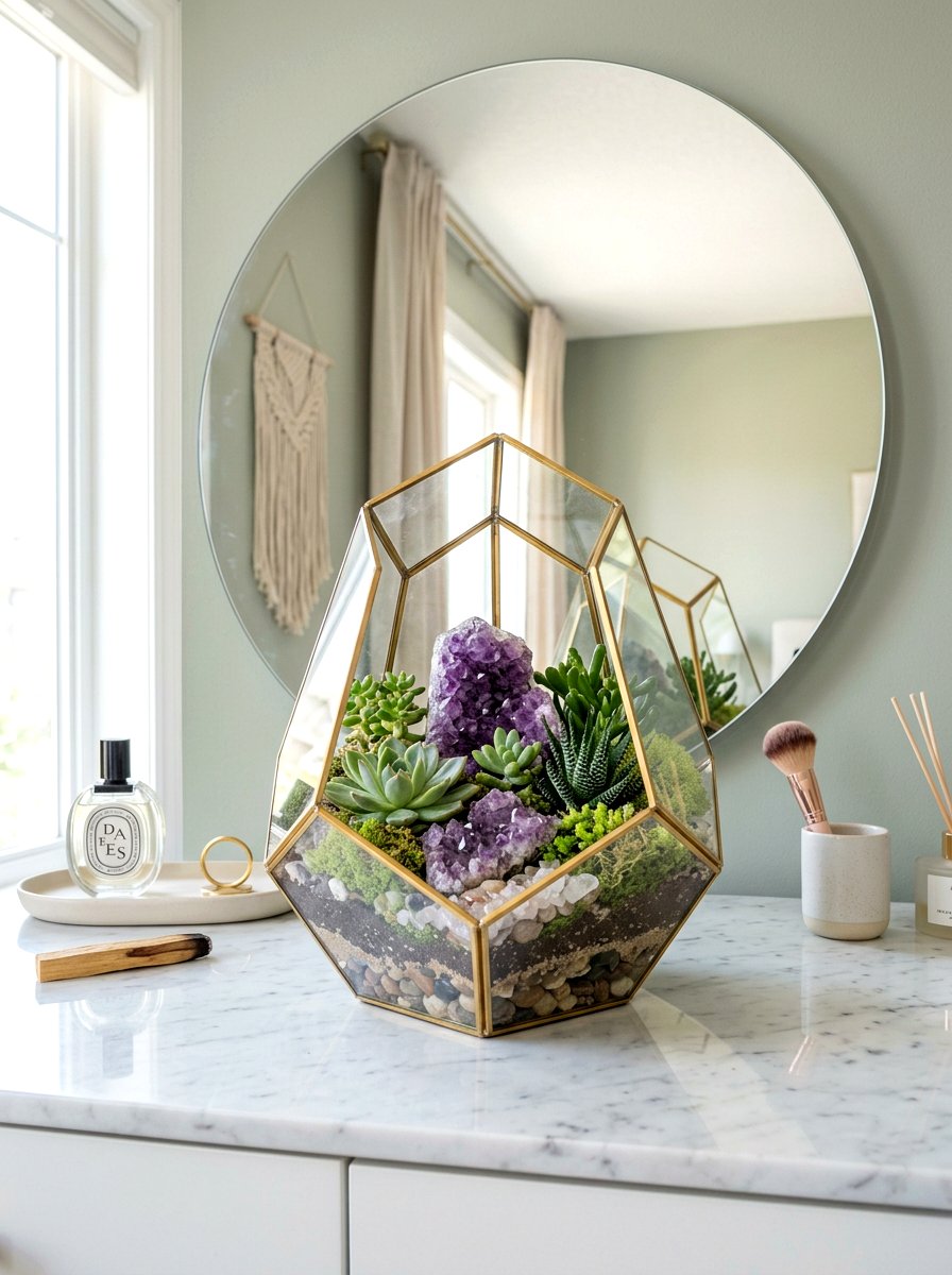 Crystal Garden - 25 Spring Terrarium Ideas
