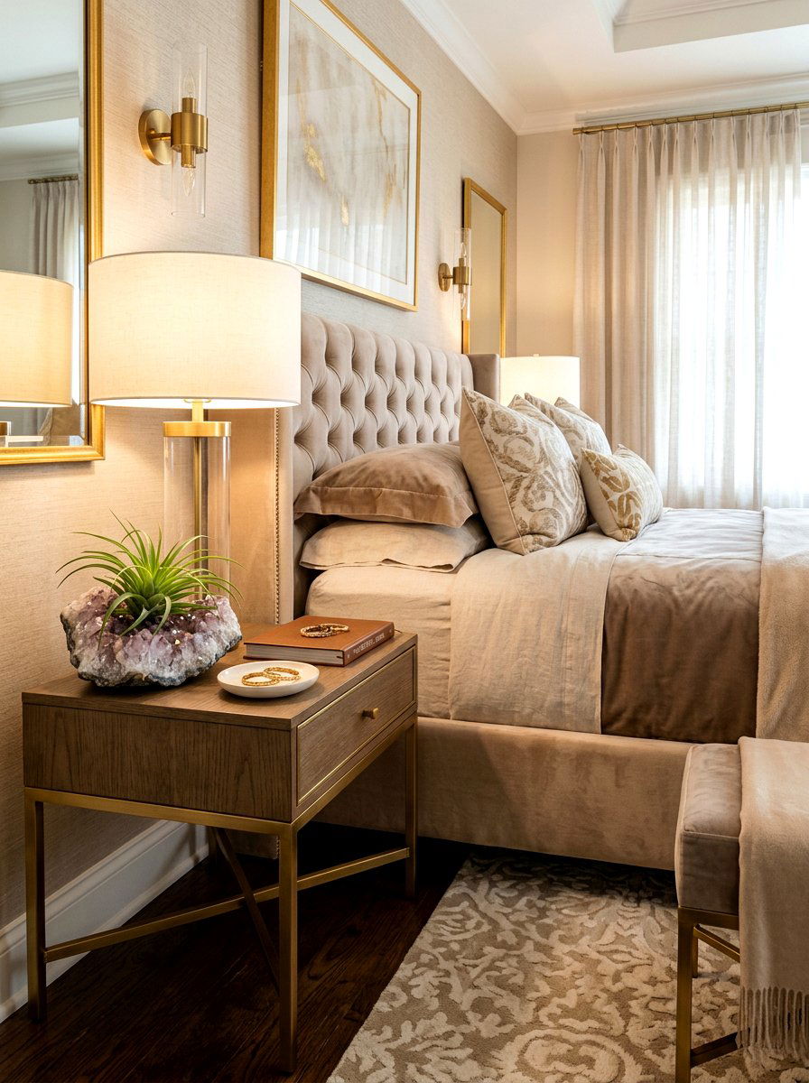 Crystal Geode Base - 25 Spring Air Plant Display Ideas