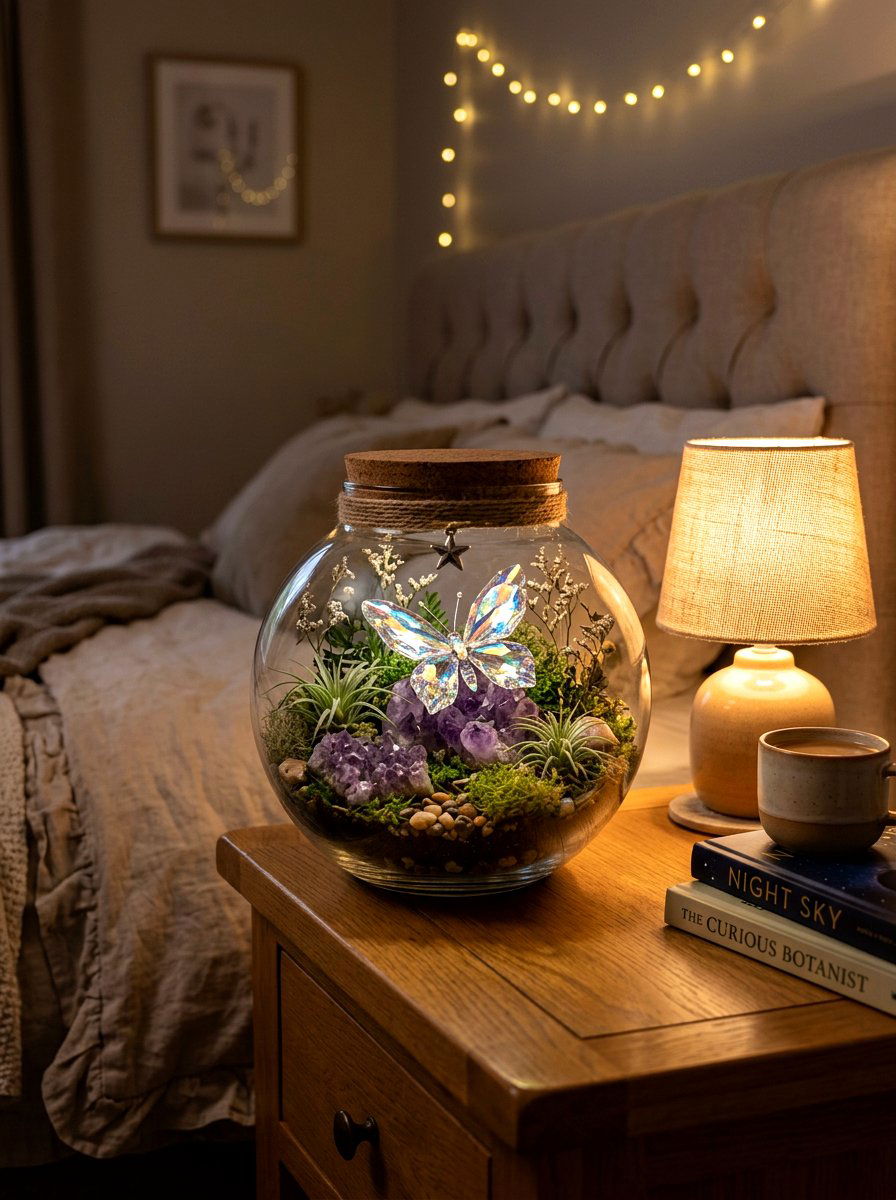 Crystal butterfly terrarium - 25 Spring Butterfly Terrarium Ideas