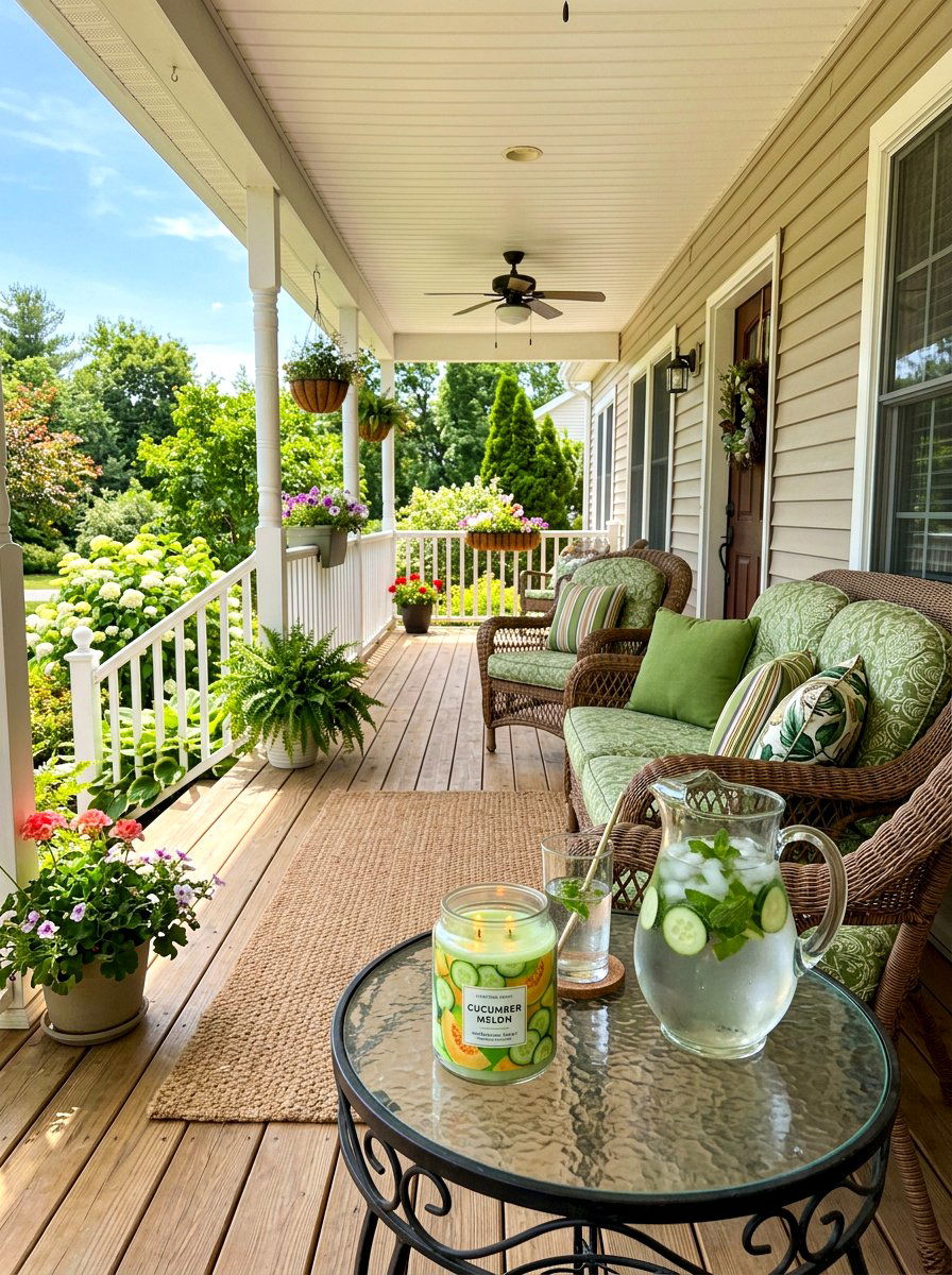 Cucumber melon candle - 25 Spring Scented Candle Ideas