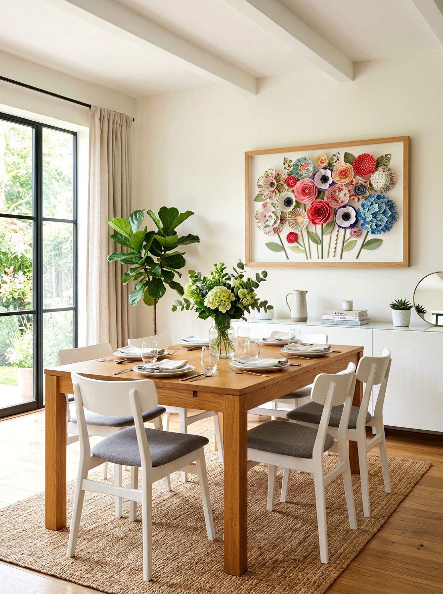 Cupcake liner flower - 25 Spring Craft Ideas for Kids