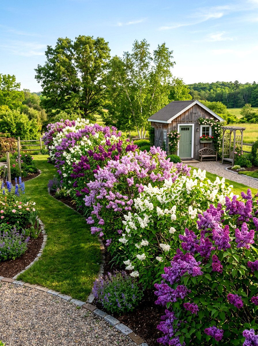 Cut Flower Garden Lilac - 25 Spring Lilac Bush Ideas