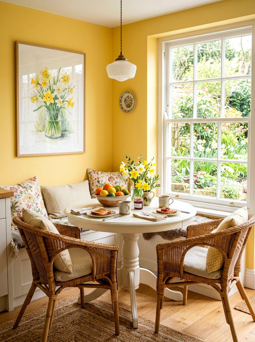 Daffodil Cluster Art - 25 Spring Watercolor Art Ideas