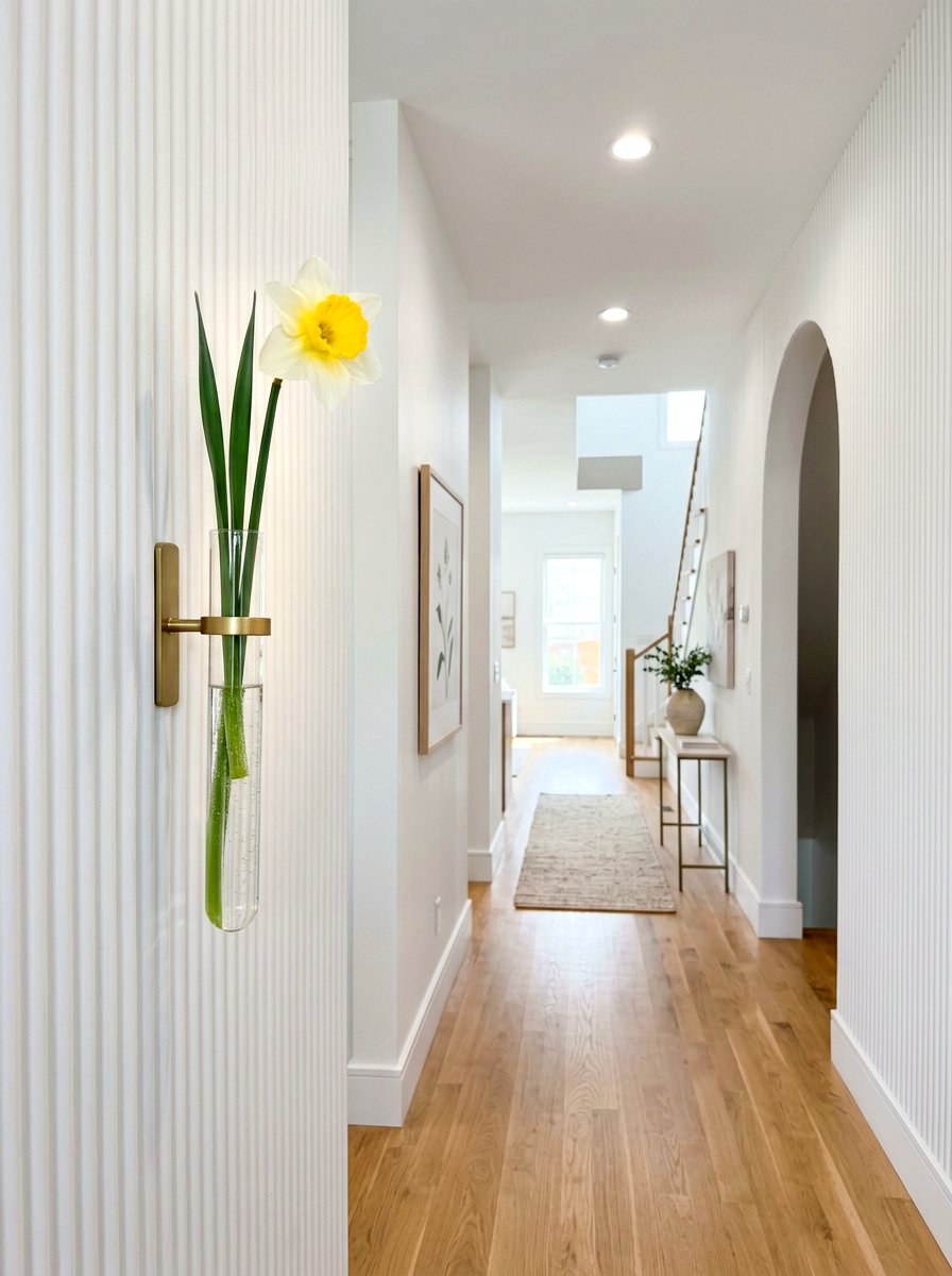 Daffodil Wall Sconce - 25 Spring Daffodil Arrangement Ideas
