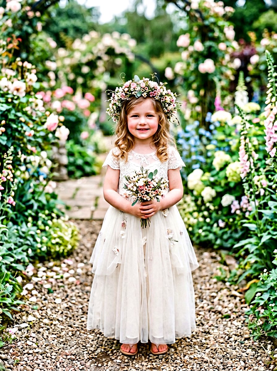 Dainty Wax Flower Crown - 25 Spring Flower Crown Ideas