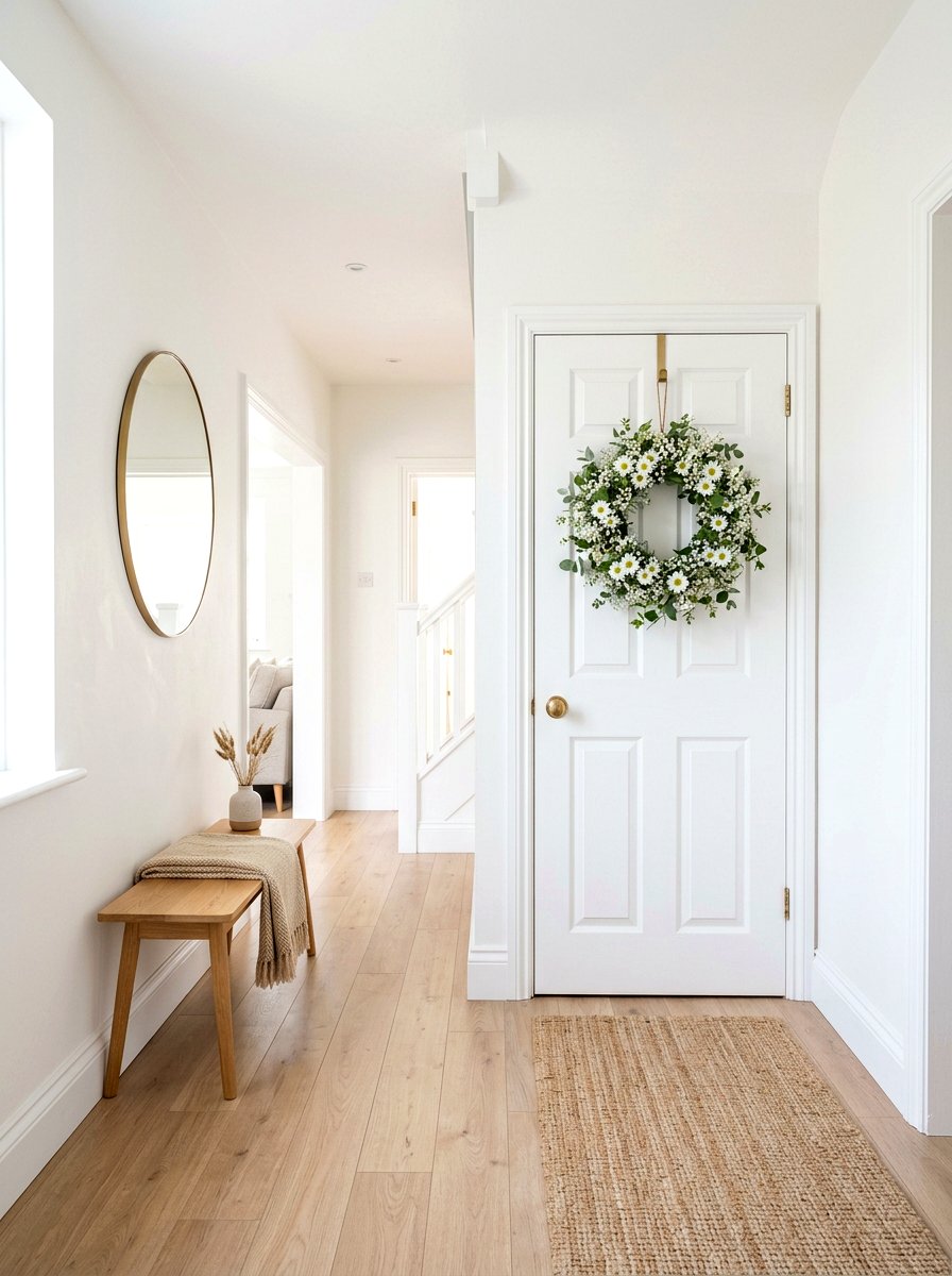 Daisy Baby Breath - 25 Spring Daisy Wreath Ideas