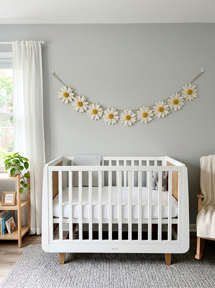 Daisy Banner For Nursery - 25 Spring Banner Ideas