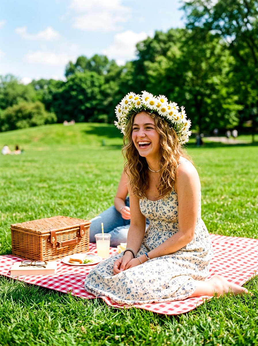 Daisy Flower Crown - 25 Spring Flower Crown Ideas