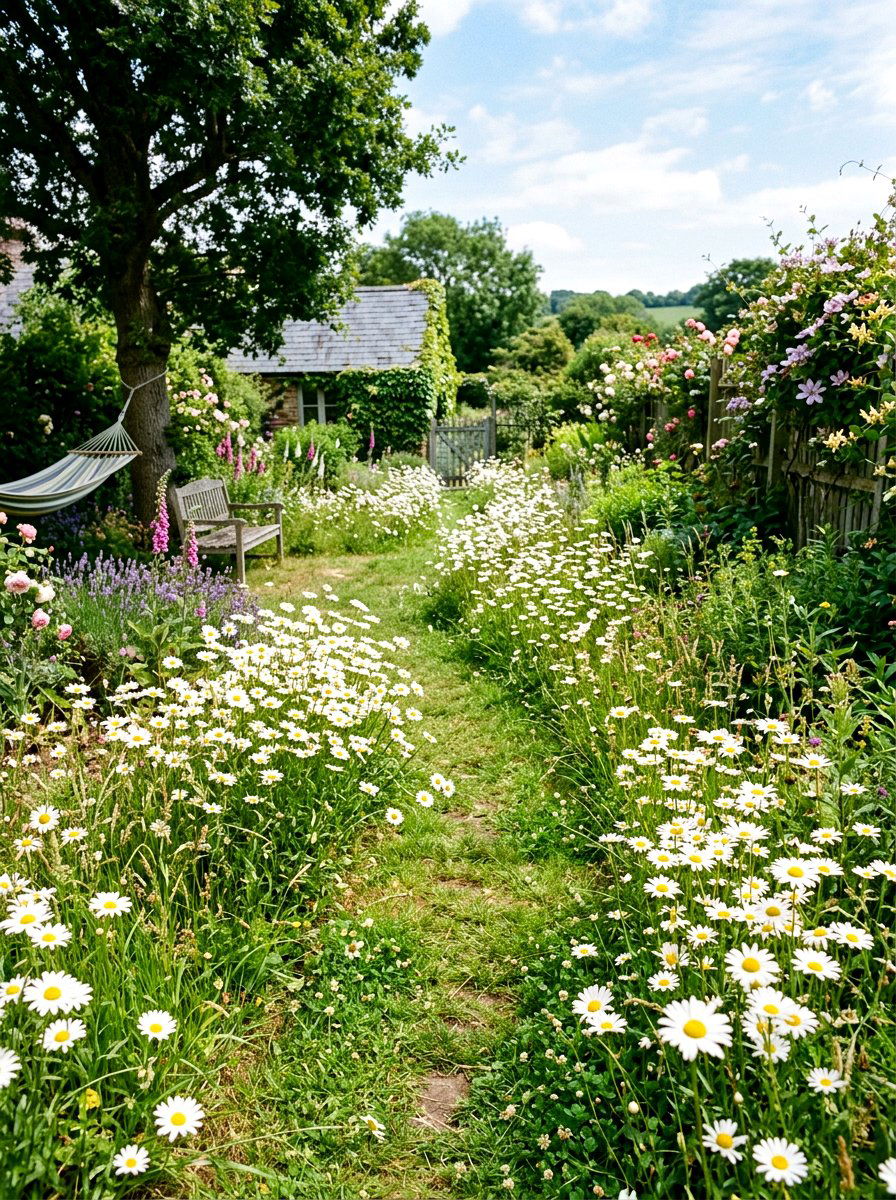 Daisy Path - 25 Spring Wedding Aisle Decor Ideas