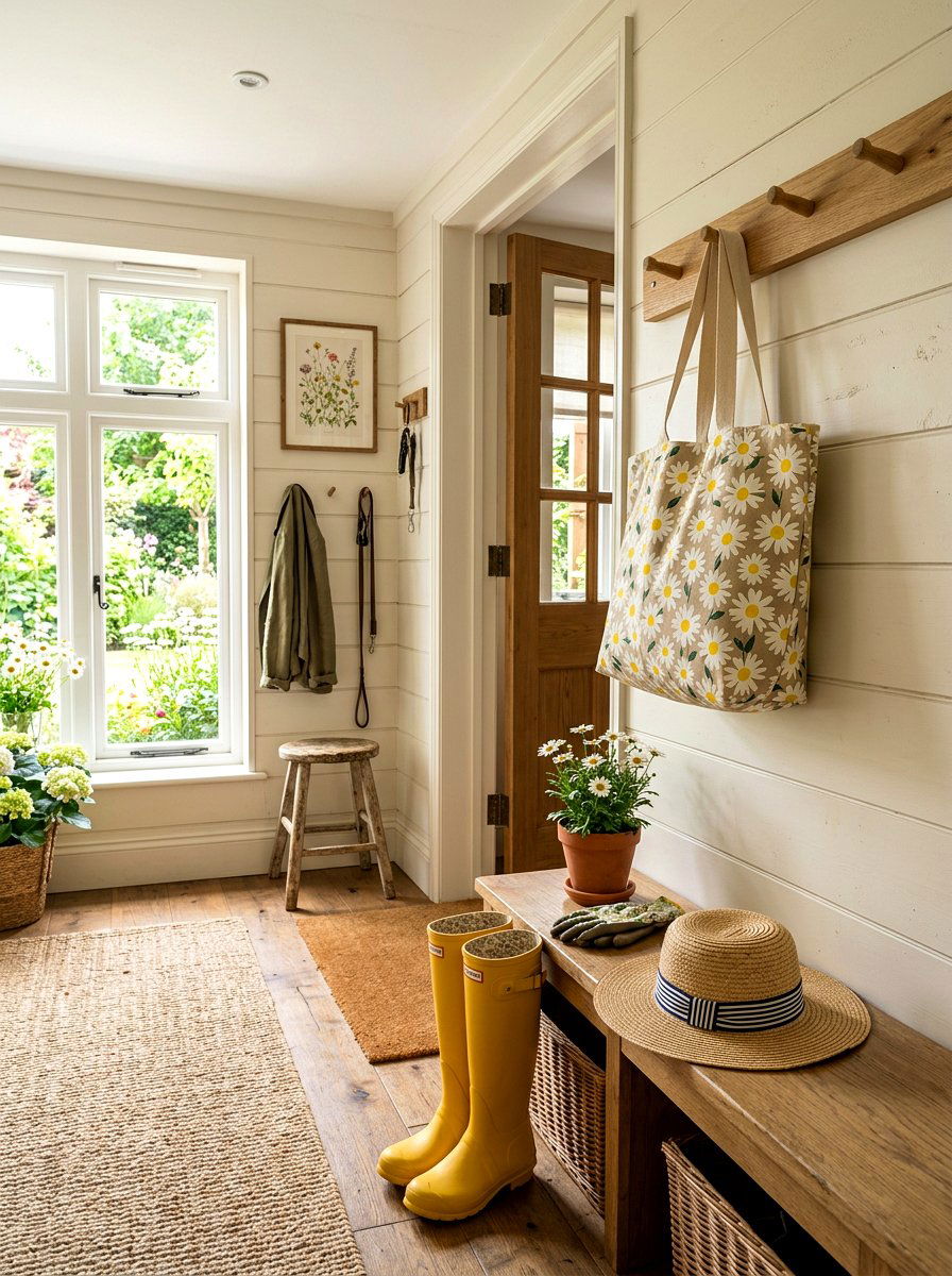 Daisy Pattern Tote Bag - 25 Spring Paint Craft Ideas