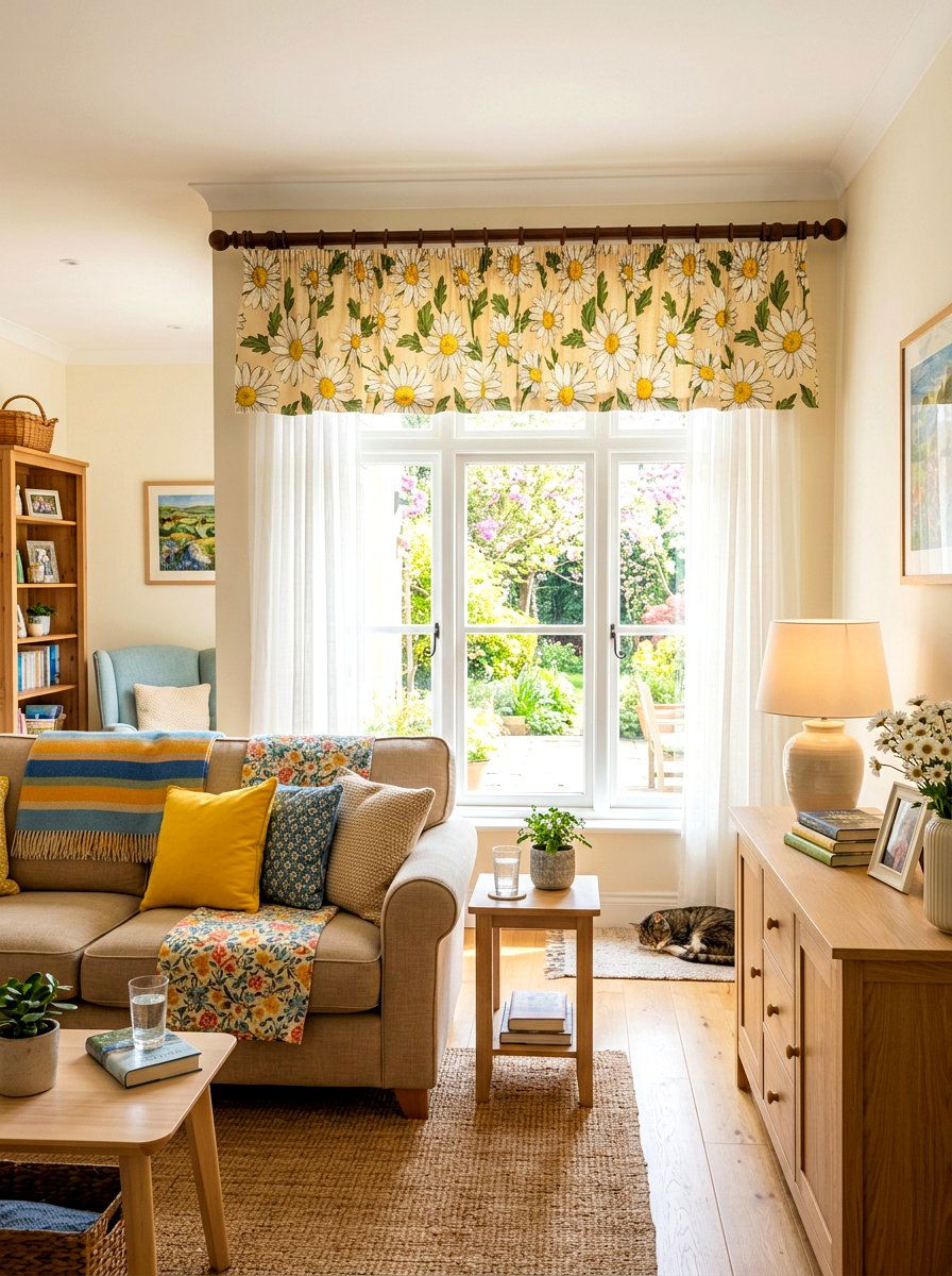 25 Pretty Spring Valance Ideas to Brighten Your Windows