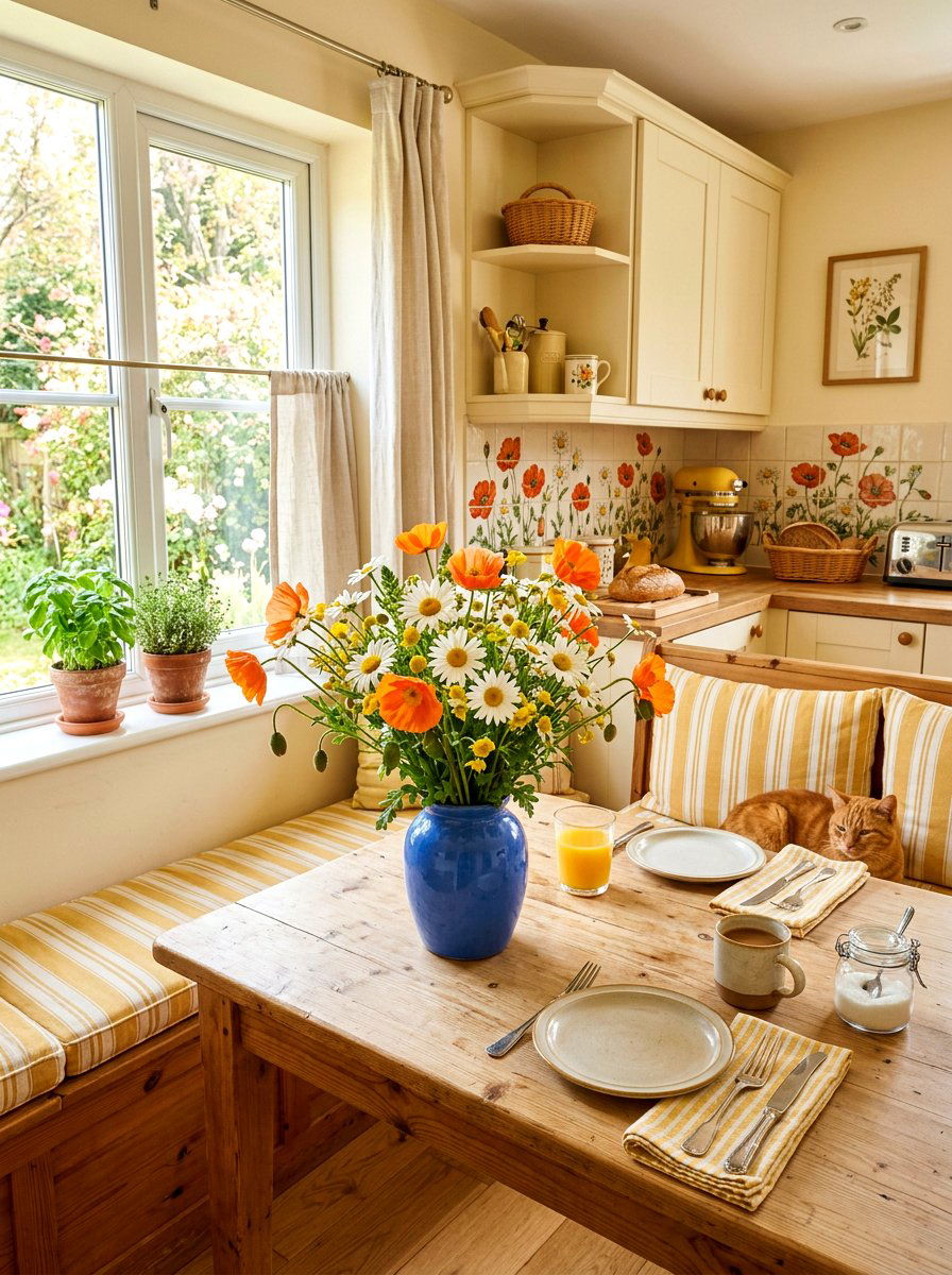 Daisy and Poppy Mix - 25 Spring Flower Bouquet Ideas