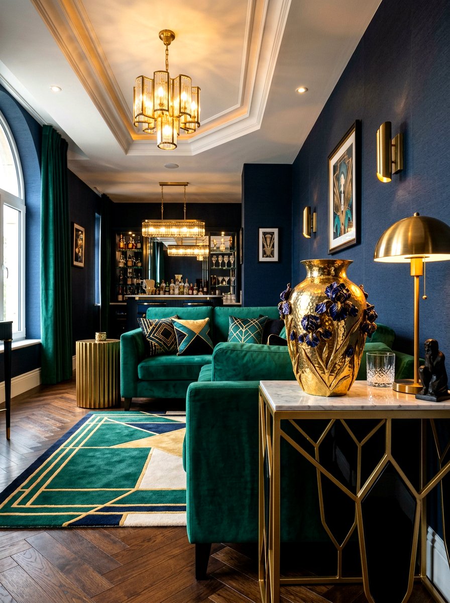 Dark Iris Gold Vase - 25 Spring Iris Arrangement Ideas