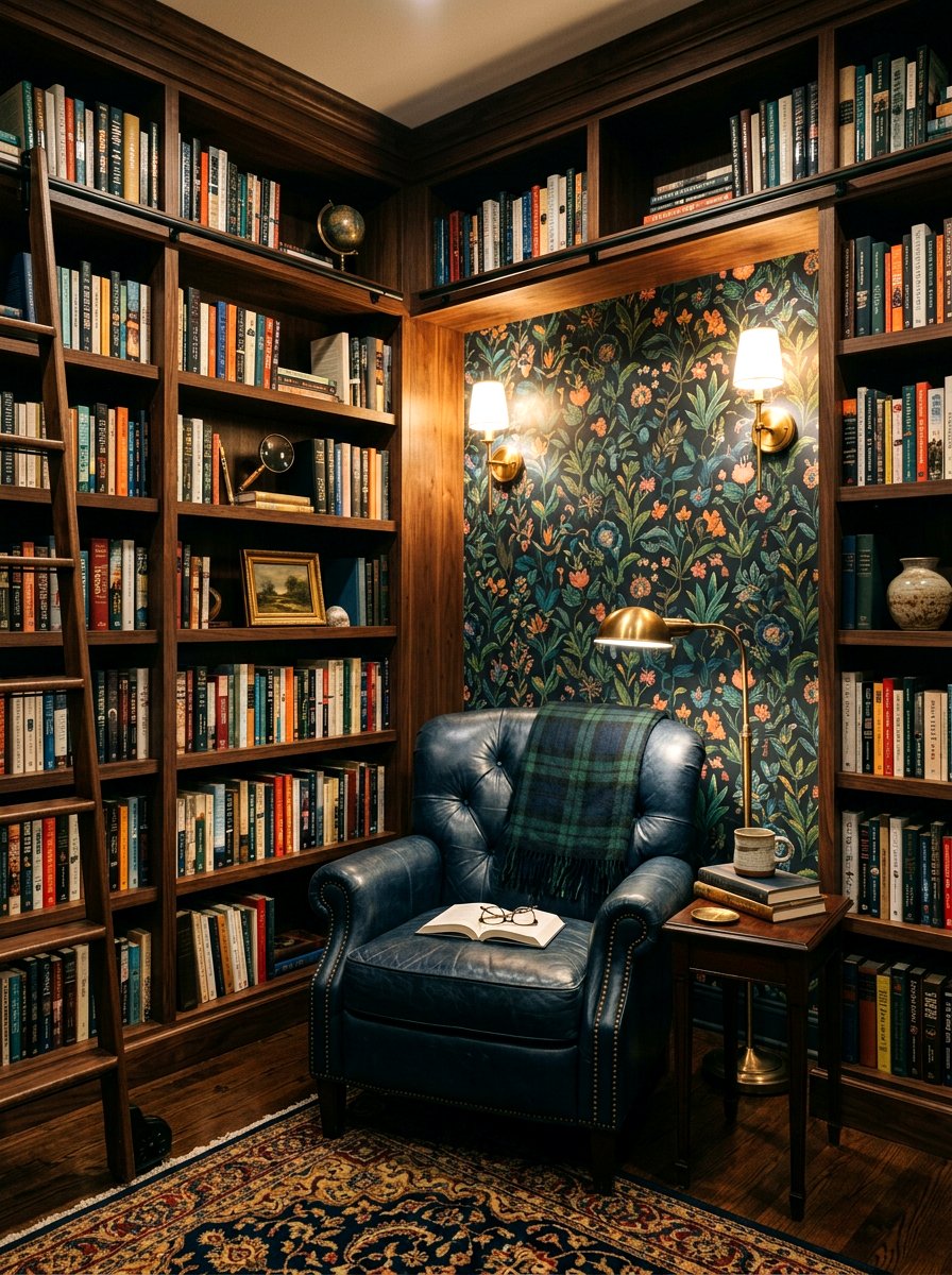 Dark Moody Botanical Wallpaper - 25 Spring Botanical Wallpaper Ideas