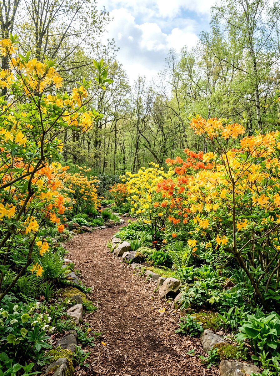 Deciduous Azalea Garden - 25 Spring Azalea Garden Ideas